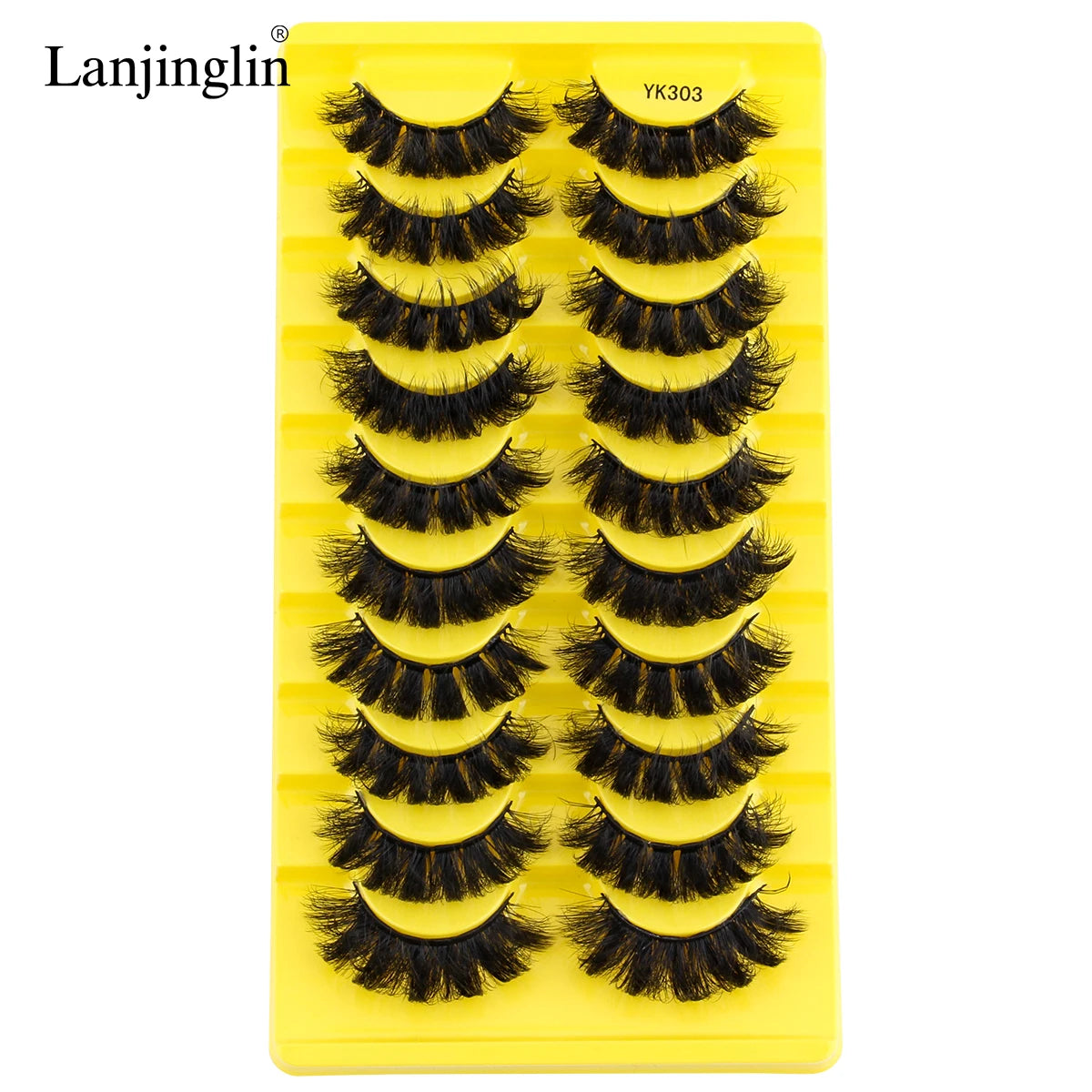 Half Eye Lashes 3/10 Pairs 3D Mink Lashes Natural/Dramatic Handmade Reusable False Eyelashes Extension Make up Tools Faux Cils