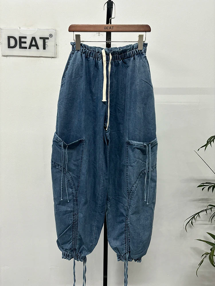 Autumn Fashion Loose Straight Wide Leg Denim Pants