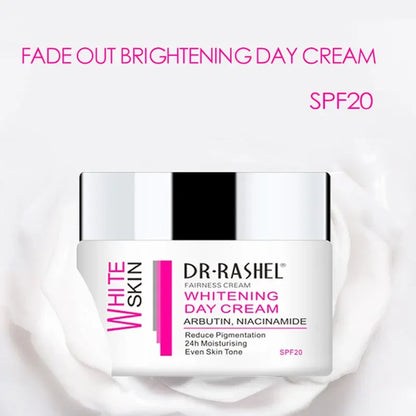 DR.RASHEL Argan Oil Day Cream Amino Acid Collagen Lighten Melanin Face Whitening Creams Reduce Fine Lines 50g