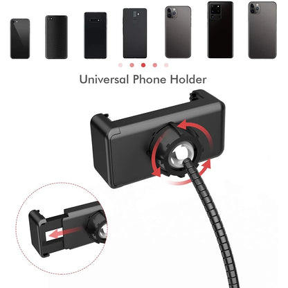 10 inch LED Ring Light with Mini Tripod 26cm LED Round Photography Fill Light Remote Dimmable for Tiktok YouTube Live Video Lamp