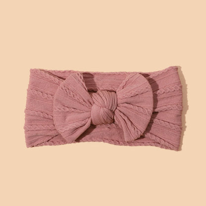 1pcs Bow Baby Head Band for Children Print Baby Headbands Newborn Cable Headband Turban Kids Headwear Baby Hair Accessories Girl