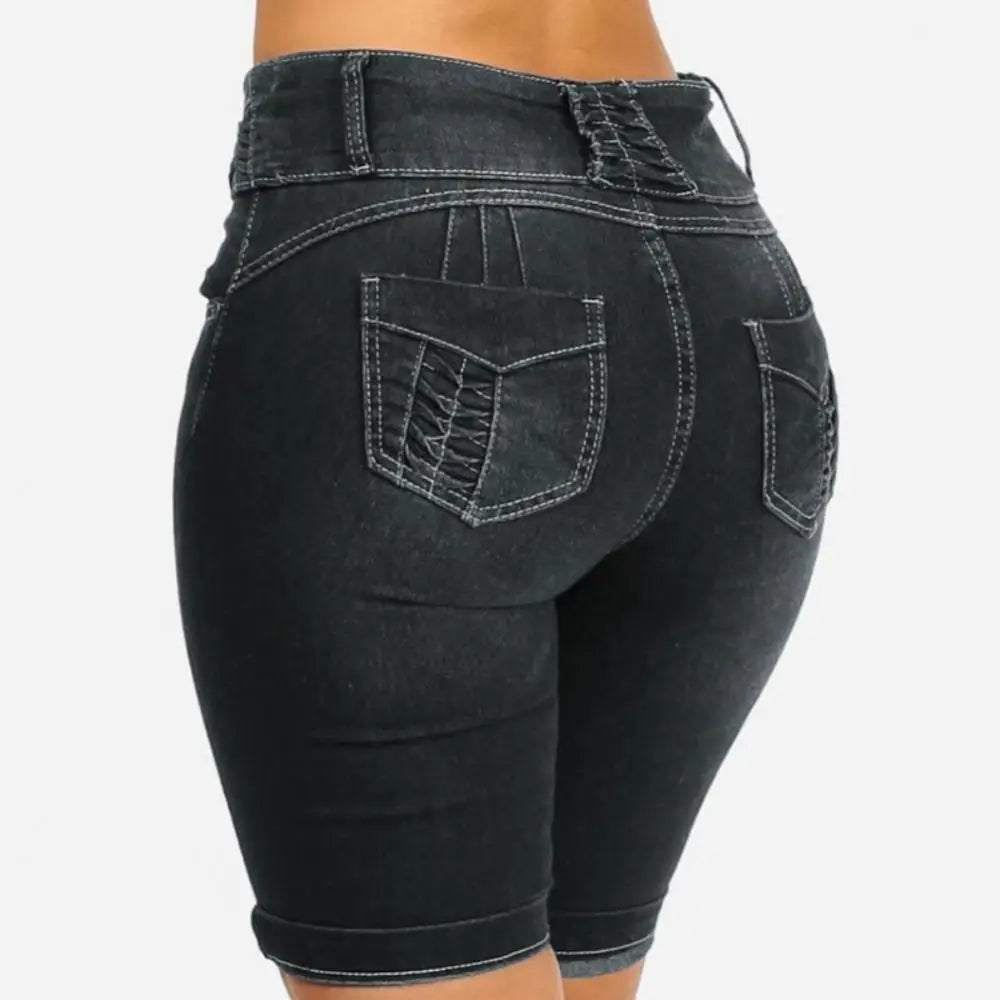 Fashion Women Denim Shorts Pants Summer Skinny Slim Fit