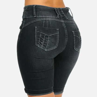 Fashion Women Denim Shorts Pants Summer Skinny Slim Fit