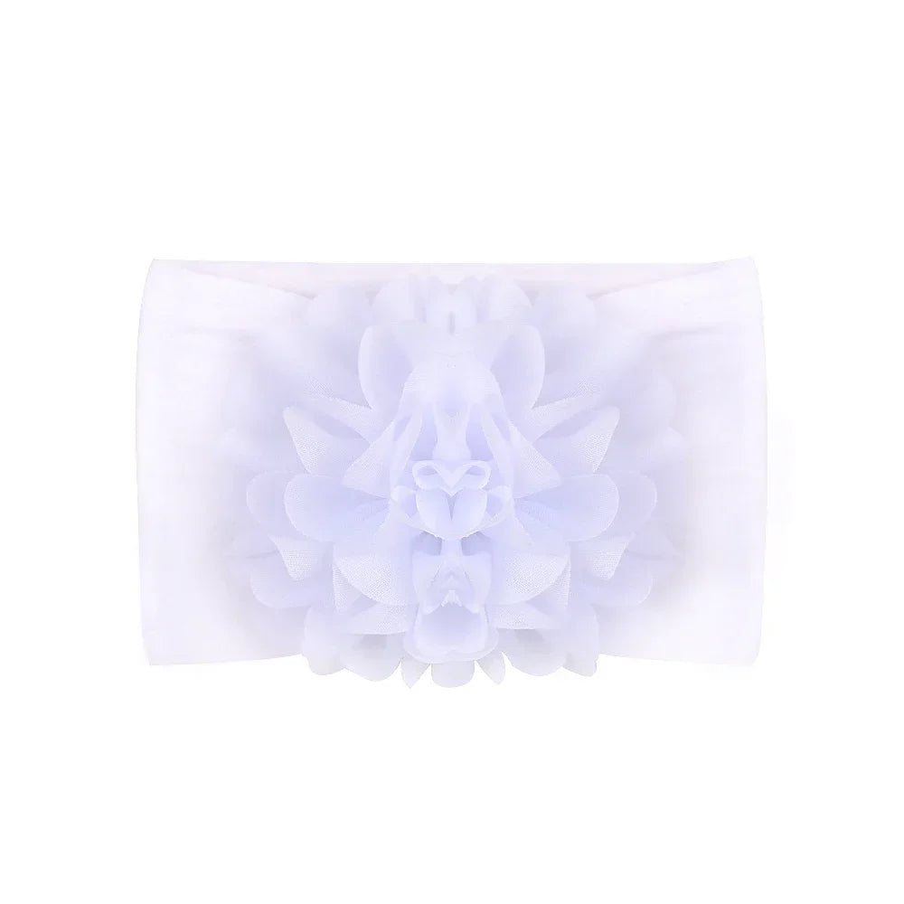 1Pc Headband Nylon Infants Toddlers Elastic Hair Band for Newborn Girl Princess Bowknot Cute Baby Hair Accessories Wholesale