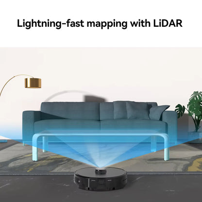 4500Pa Strong Suction Vacuum Cleaner Multiple Storable Map Robot Self-empty Sweeper Charing Station Home Appliance