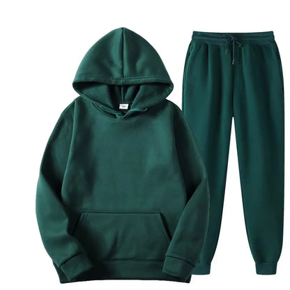 Hoodies Pants Autumn Winter Hooded Sweatshirt Sweatpants Hoodie Pant Hoody Pullover Female Suit