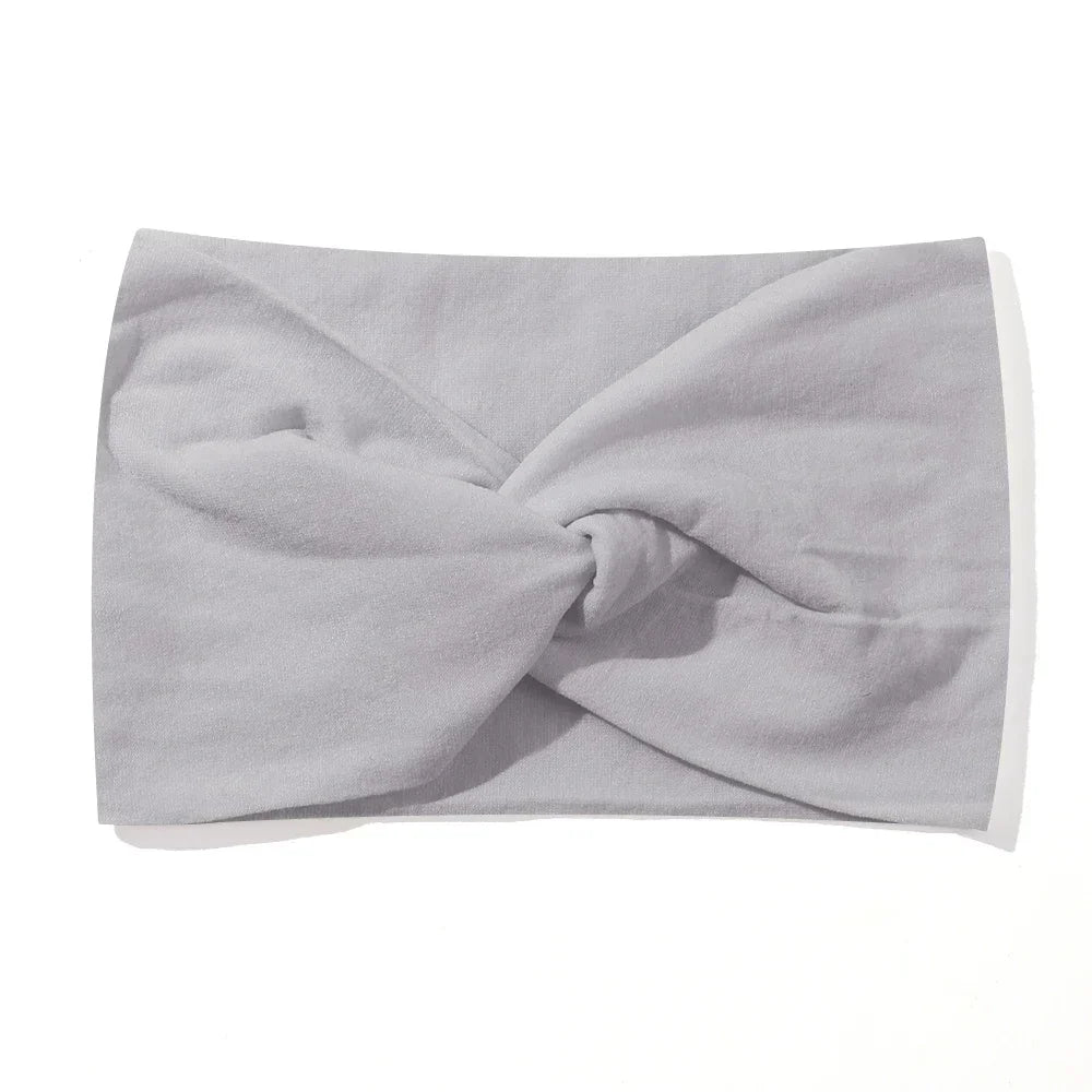 1Pc Soft Nylon Headscarf Astique Suitable for Newborn Baby Girl Flower Headband Elastic Hairband Turban Toddler Hair Accessories