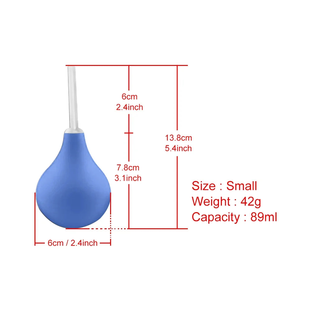 Anal Washes Enema Anal Cleaner Vagina Douche Pear Design Medical Supplies Rubber Health Feminine Intimate Hygiene Shower Tools