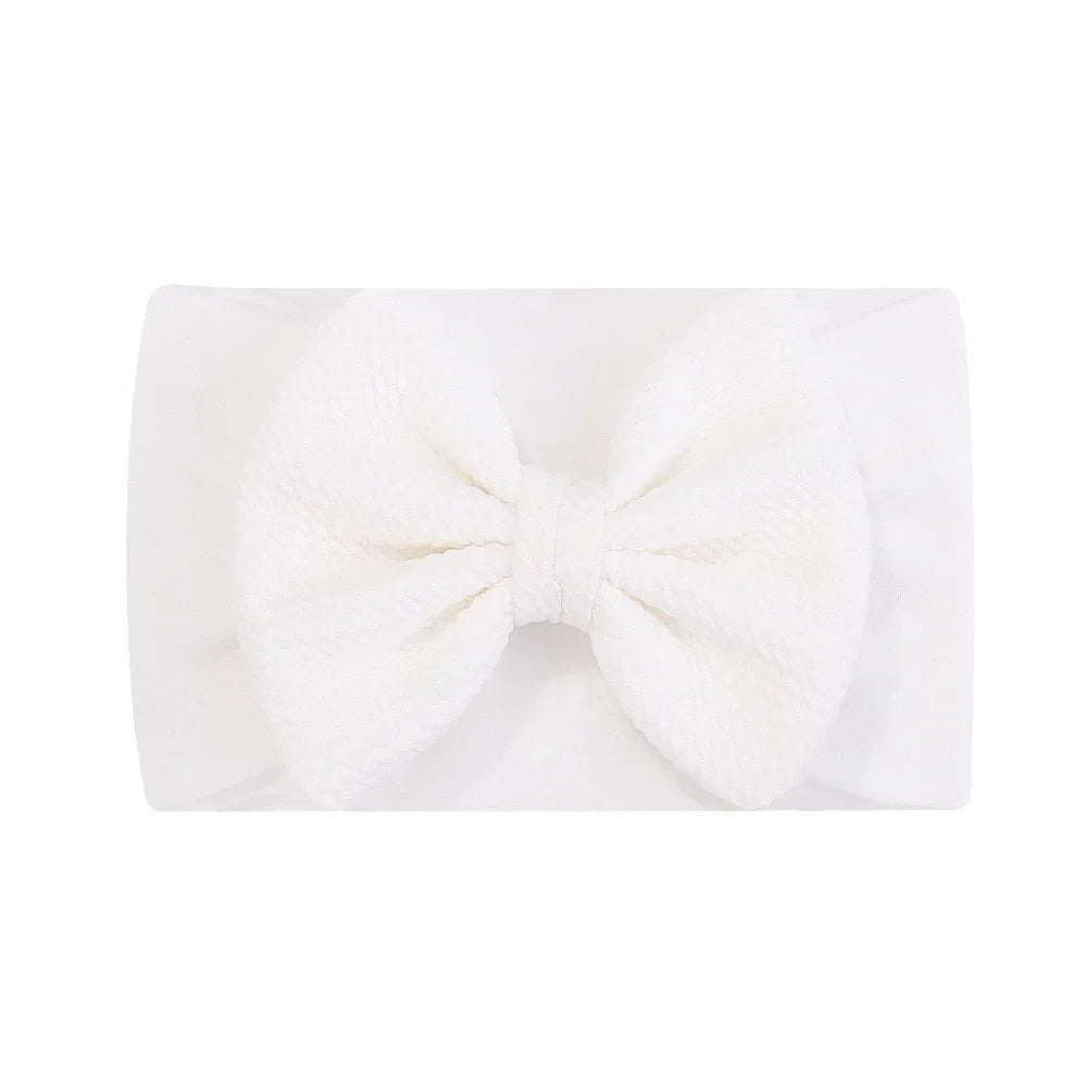 1Pc Headband Nylon Infants Toddlers Elastic Hair Band for Newborn Girl Princess Bowknot Cute Baby Hair Accessories Wholesale