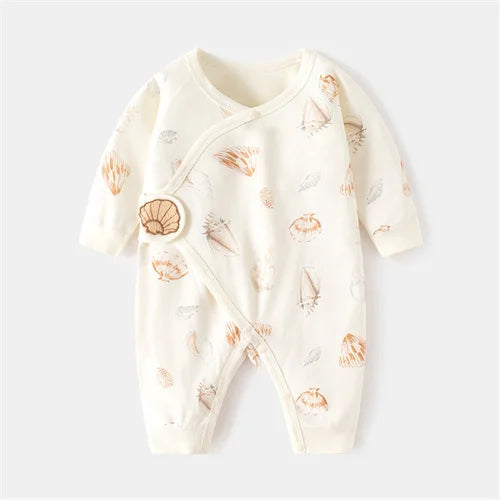 New Infant Baby Rompers For Girls Boys Print Cute Soft Newborn Jumpsuit Cotton New born Boy Girl Clothes Spring Romper Clothing