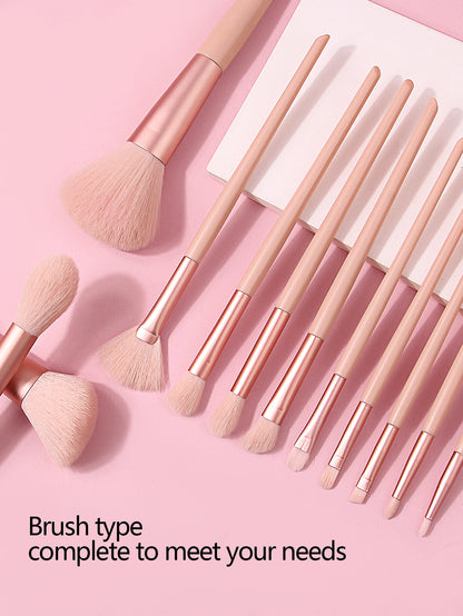 New 13 Pcs/set In Barrels Makeup Brushes Set Powder Foundation Blush Contour Eyeshadow Brow Lashes Cosmetic Brushes Beauty Tools