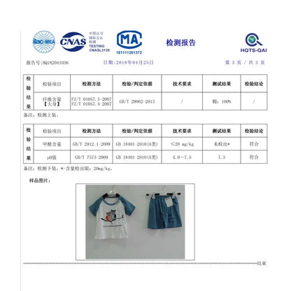 Kids Clothes Boys Girl T-shirt Shorts Summer Cotton Short Sleeve Baby Children's Sets Toddler Suit 2PCS  Shorts Beach Gift