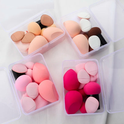 10pcs/set Cosmetic Beauty Puff Set Makeup Foundation Puff Powder Puff Make up Beauty Tools