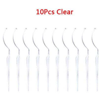 10 Pcs False Eyelash Style Display Stand Stick Board Lash Extension Try on Effect Exhibit Auxiliary Fake Lashes Holder Tools