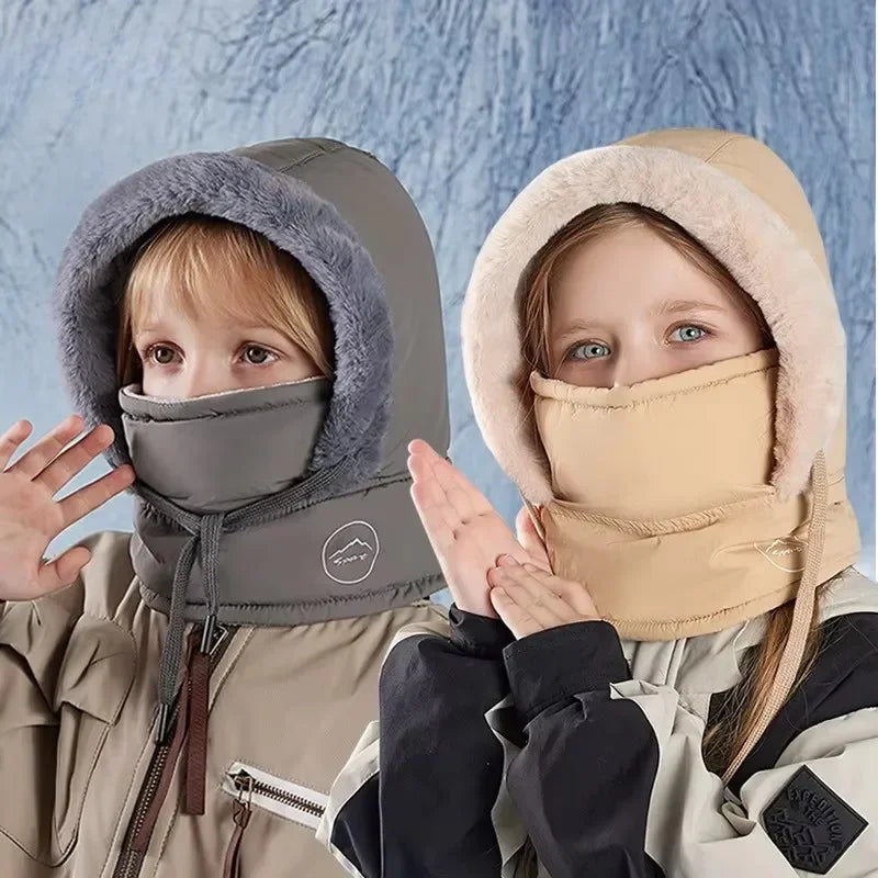Balaclava Winter Windproof Ski Visor Childs Adults Hat Breathable Thermal Face Mask Neck Warmer Scarf Helmet Hood Cycling Cap