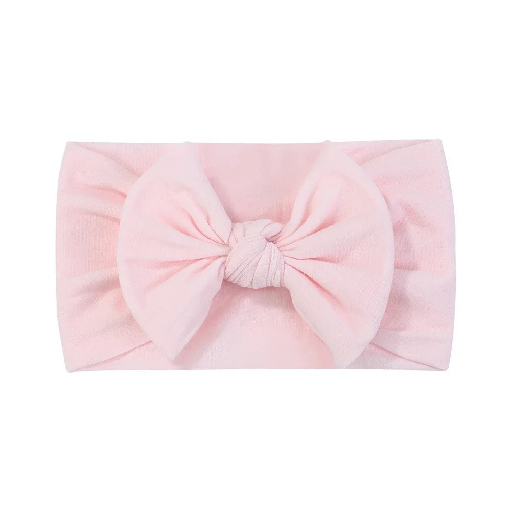 1pcs Newborn Baby Headband for Girls Elastic Knit Children Turban Baby Bows Soft Nylon Kids Headwear Hair Accessories Wholesale