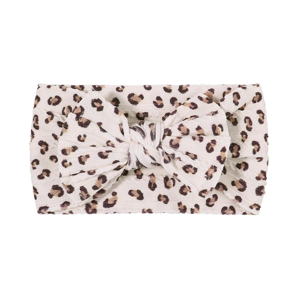 1pcs Newborn Baby Headband for Girls Elastic Knit Children Turban Baby Bows Soft Nylon Kids Headwear Hair Accessories Wholesale