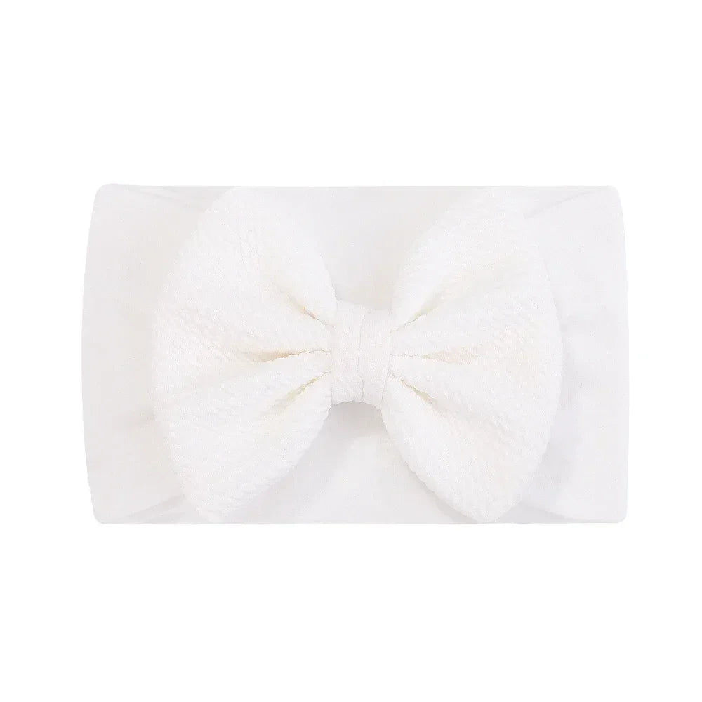 1Pc Headband Nylon Infants Toddlers Elastic Hair Band for Newborn Girl Princess Bowknot Cute Baby Hair Accessories Wholesale