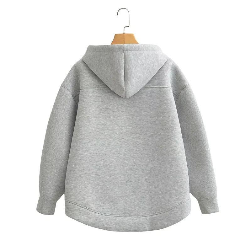 Zipper Hoodie High Street Unisex style