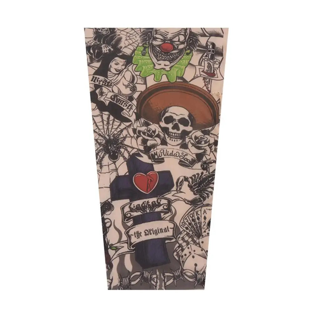 New Children Outdoor Sport Summer Cooling Basketball Running Flower Arm Sleeves Sun Protection Arm Cover Tattoo Arm Sleeves