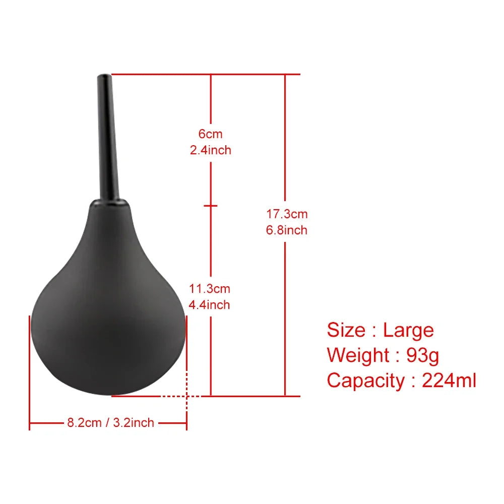 Anal Washes Enema Anal Cleaner Vagina Douche Pear Design Medical Supplies Rubber Health Feminine Intimate Hygiene Shower Tools