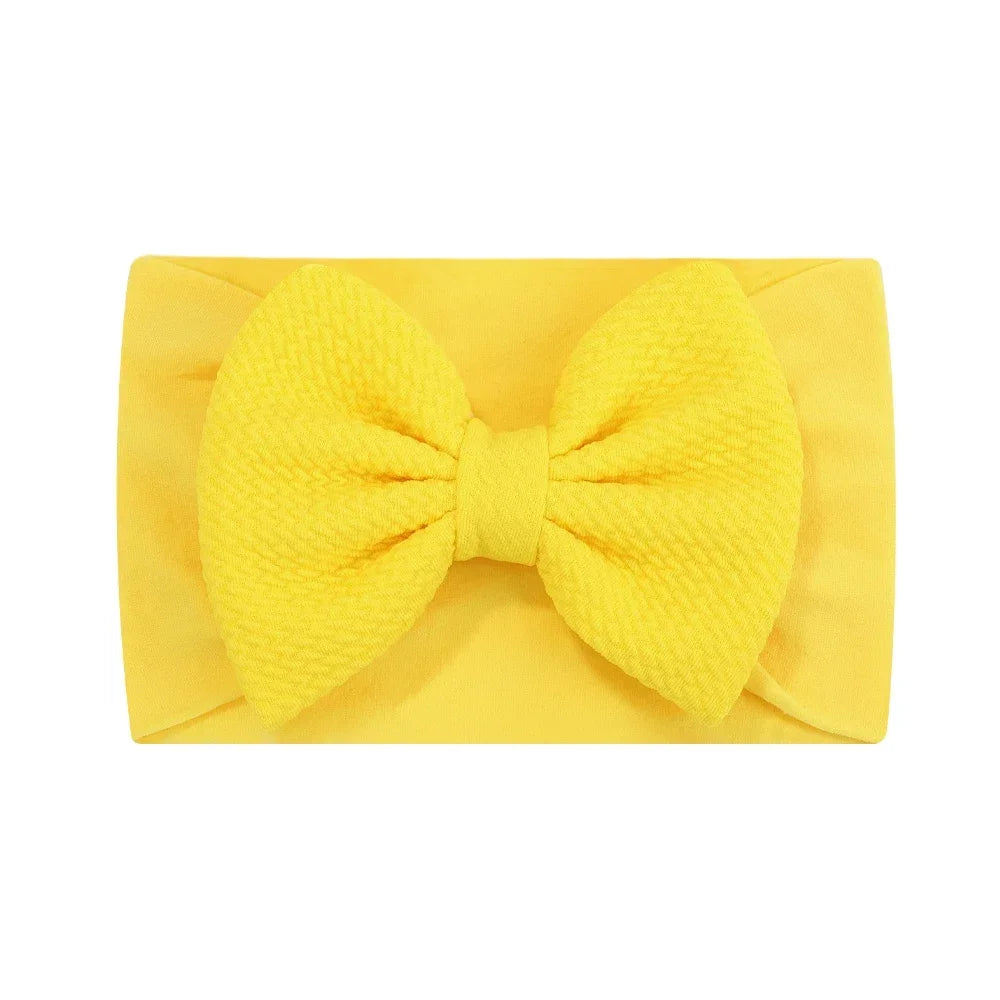 1Pc Headband Nylon Infants Toddlers Elastic Hair Band for Newborn Girl Princess Bowknot Cute Baby Hair Accessories Wholesale