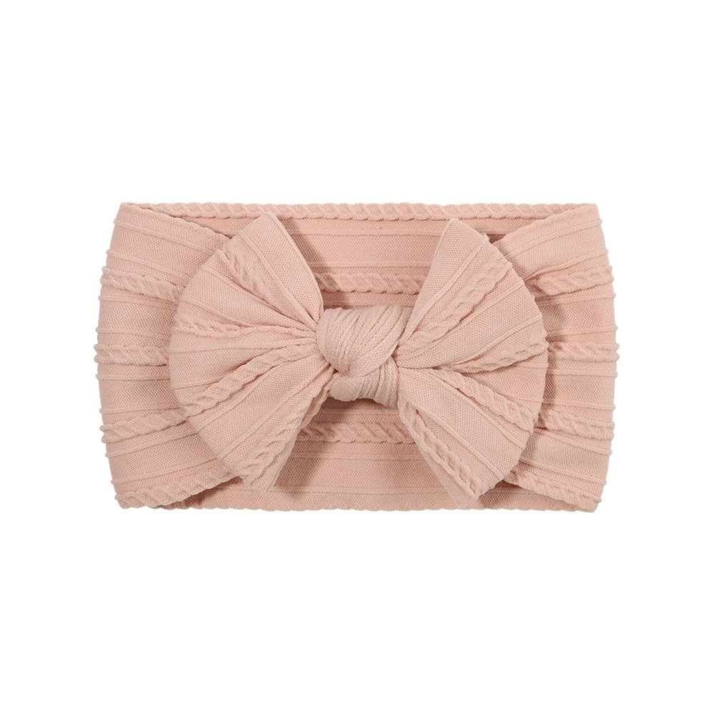 Big Flower Nylon Girl Hairband Elastic Soft Baby Headband For Children Turban Headwear For Newborn Baby Kids Hair Accessories