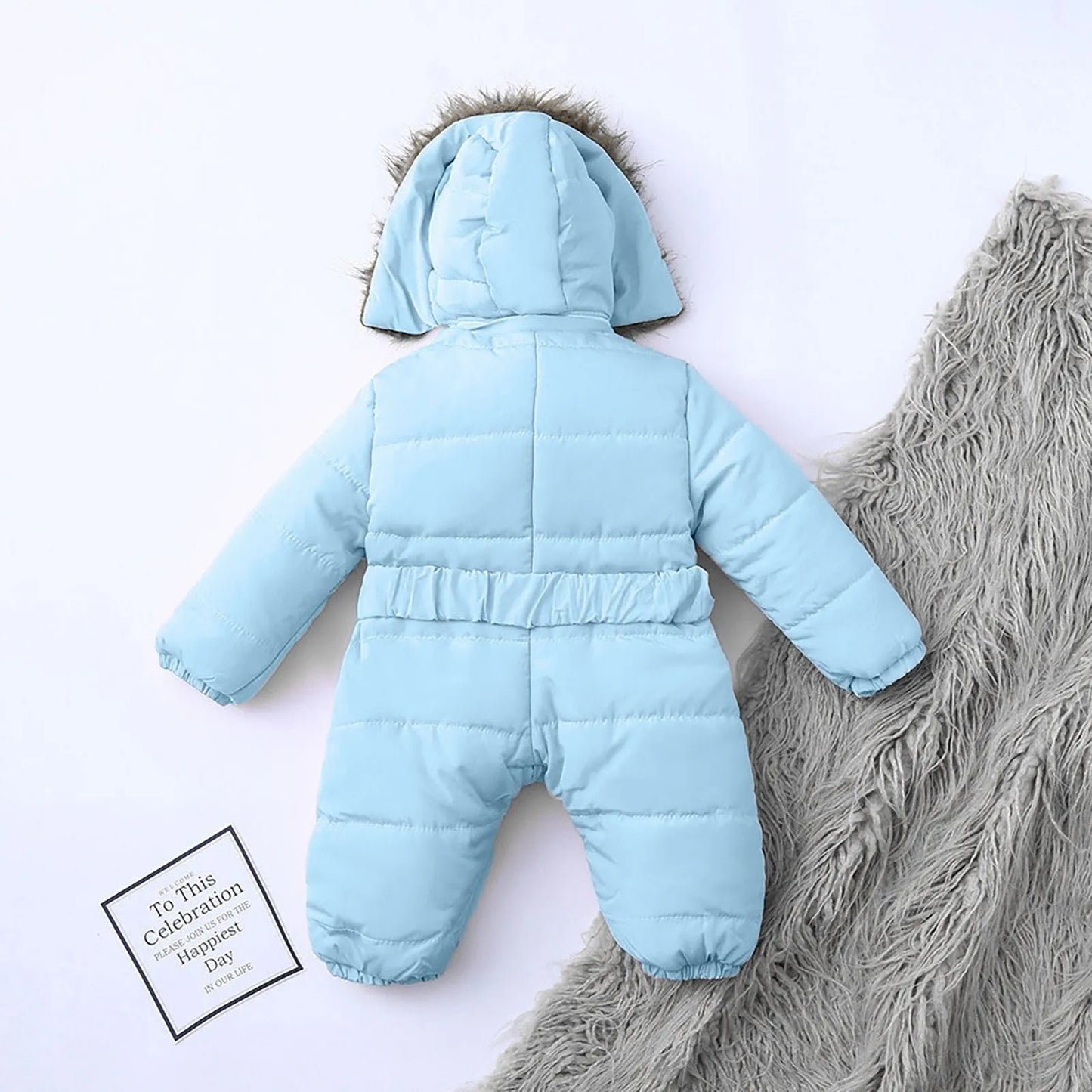 Winter Hooded Jumpsuit for Girls Boys Baby Ski Clothing Overalls Snowsuit for Children Kids Ski Coat Jacket Rompers 1/2 Years 2T