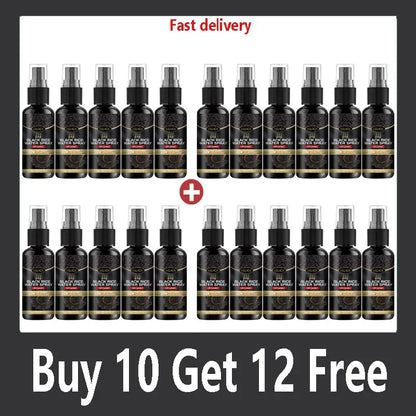 Gray White Hair Treatment Serum Cover White To Black Natural Color Repair Spray Anti Loss Hair Restore Healthy Hair Care