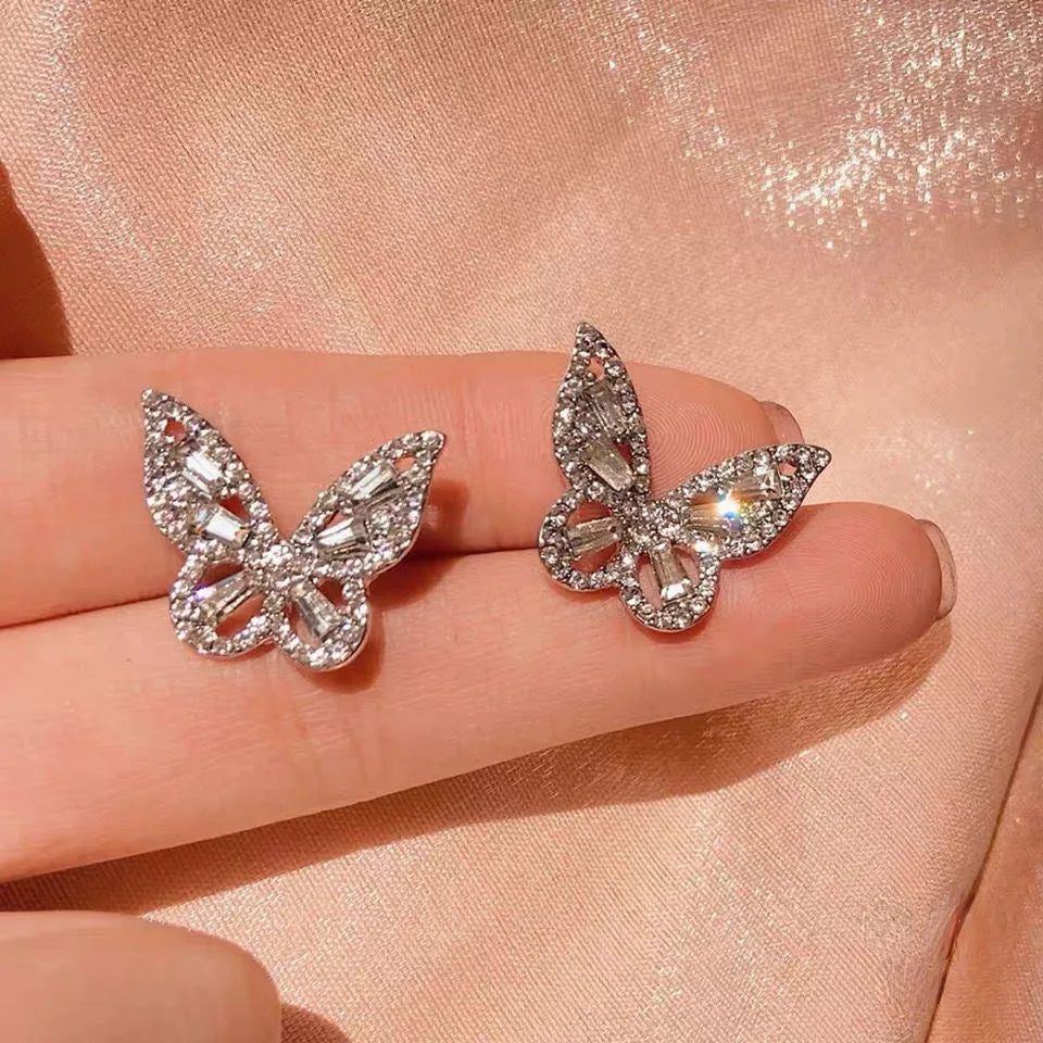 Fashion Trend Unique Design Elegant Delicate Luxurious Zirconia Leaf Tassel Earrings High Jewelry Wedding Party Gifts For Women