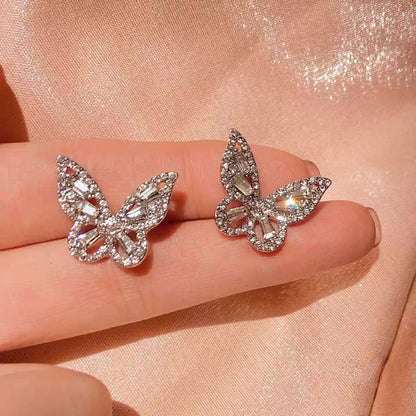 Fashion Trend Unique Design Elegant Delicate Luxurious Zirconia Leaf Tassel Earrings High Jewelry Wedding Party Gifts For Women