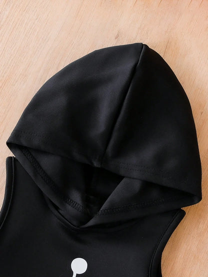 Two piece summer baby boy sleeveless vest top, sporty style for going out shopping, comfortable shorts, handsome boy outfit