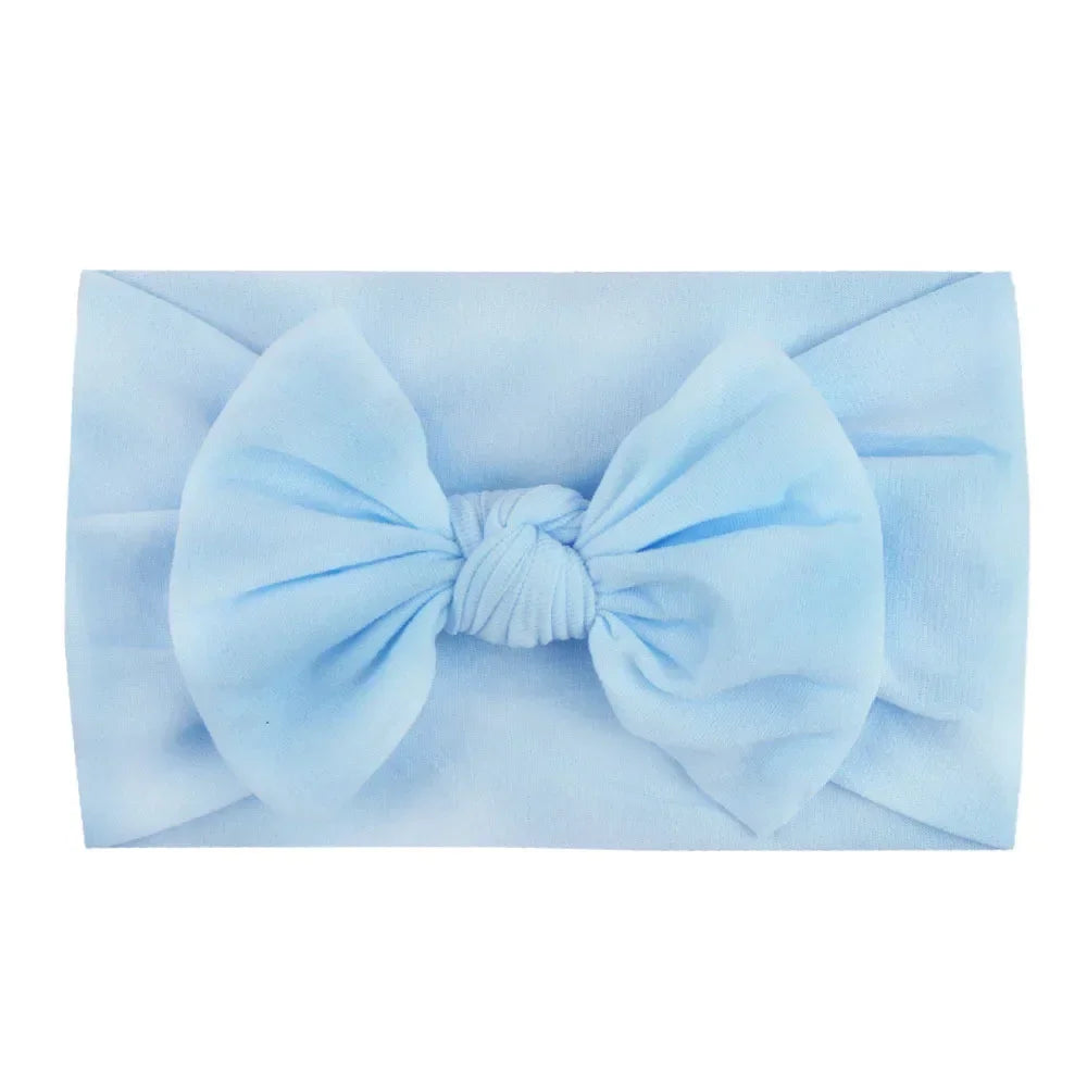 Baby Girl Headband Infant Hair Accessories Bows Newborn Headwear Rabbit Ear Elastic Gift Toddler Bandage Ribbon Soft Bowknot