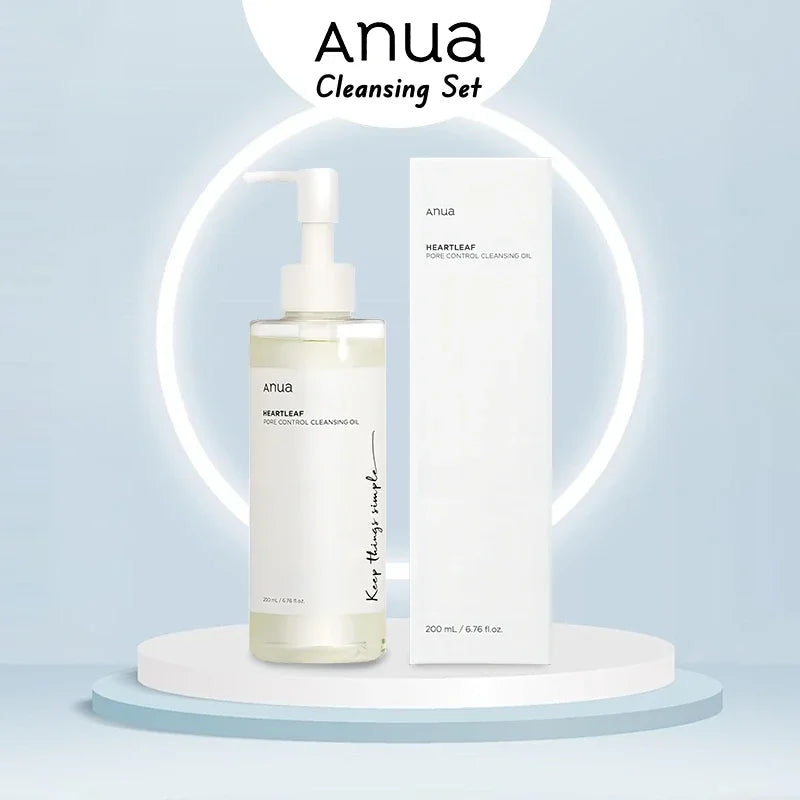 Anua Heartleaf Pore Control Cleansing Oil Deep Clean Make Up Remover And Blackheads Removal 200ML anua skin care product
