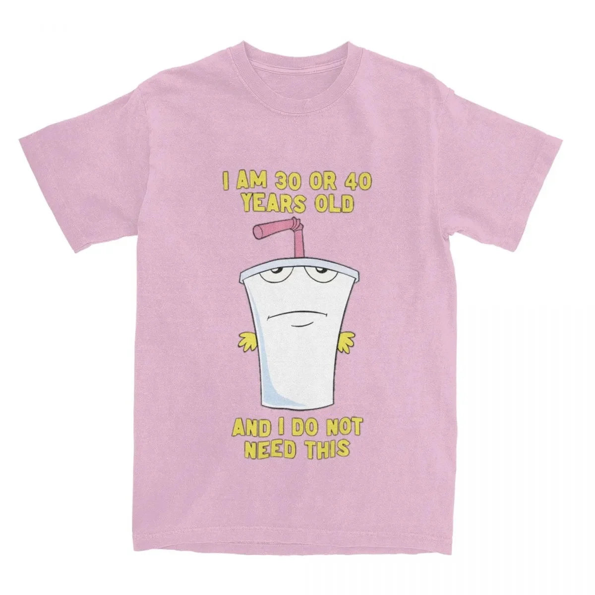 30 Or 40 Aqua Teen Hunger Force ATHF Men Women's T Shirt Funny Tee Shirt Short Sleeve Crew Neck T-Shirt Cotton Plus Size