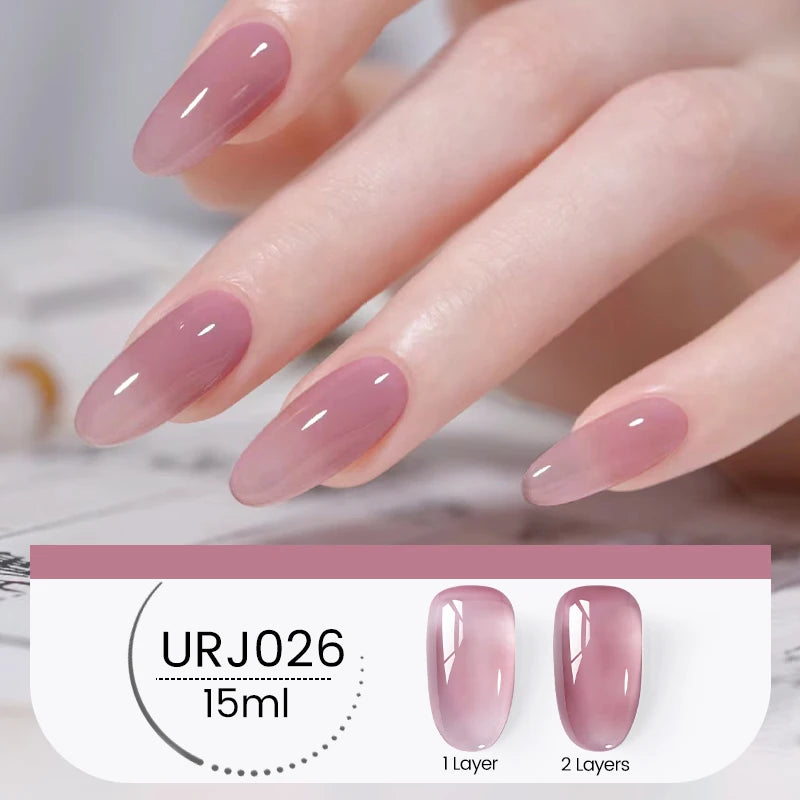 UR SUGAR 15ml Winter Brown Bright Color Gel Gel Varnishes All For Nails Soak Off UV LED Semi Permanent Nail Art Long Lasting Gel