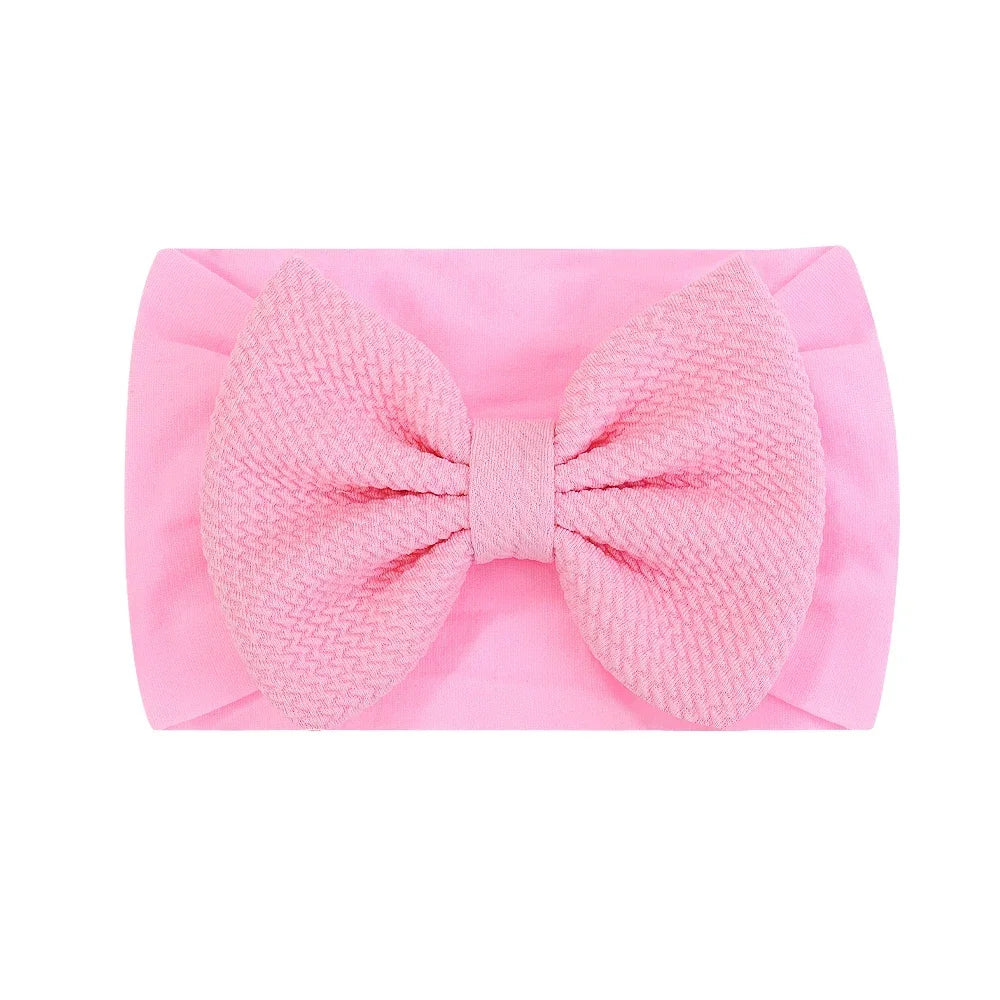 1Pc Headband Nylon Infants Toddlers Elastic Hair Band for Newborn Girl Princess Bowknot Cute Baby Hair Accessories Wholesale