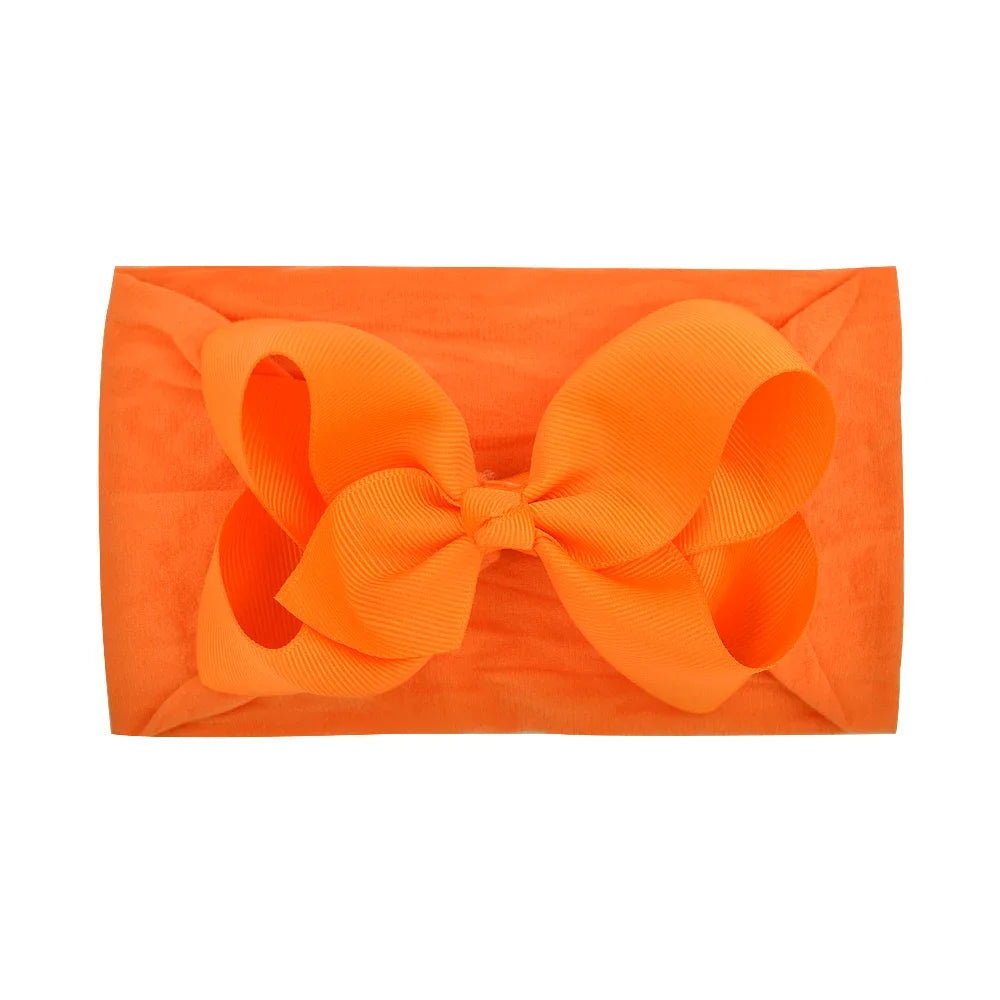 1Pc Headband Nylon Infants Toddlers Elastic Hair Band for Newborn Girl Princess Bowknot Cute Baby Hair Accessories Wholesale