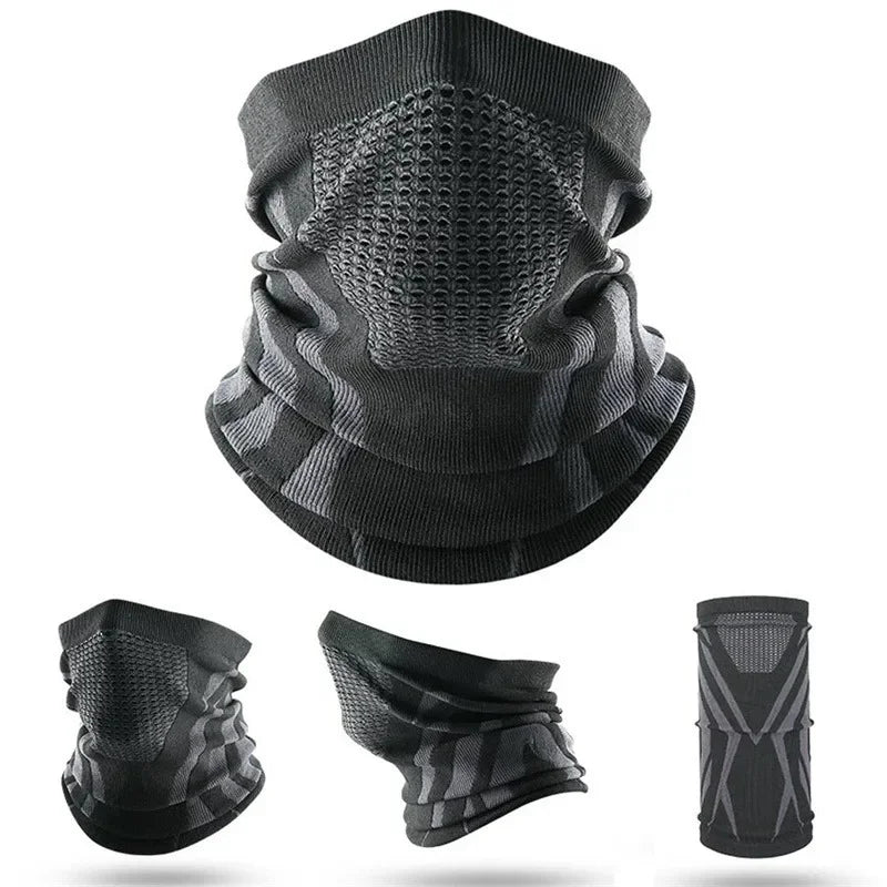 Colors Winter Breathable Comfortable Thermal Knitted Scarf Faces Cover Neck Warmer Bicycle Cycling Ski Tube Scarf Hiking Masks