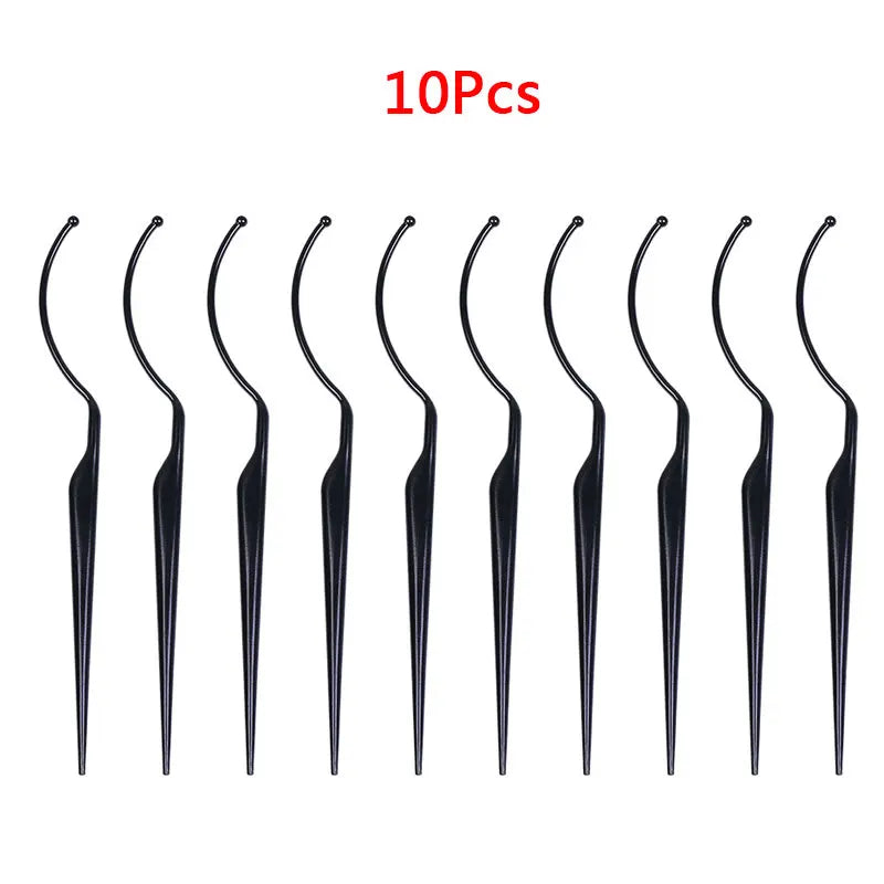 10 Pcs False Eyelash Style Display Stand Stick Board Lash Extension Try on Effect Exhibit Auxiliary Fake Lashes Holder Tools
