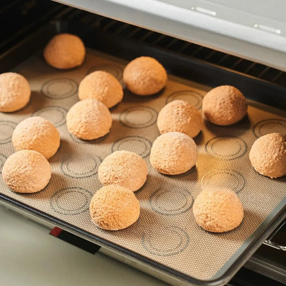 2025 1Pcs HOT SALE NEW Silicone Macaron Baking Mat - for Bake Pans - Macaroon/Pastry/Cookie Making - Professional Grade Nonstick