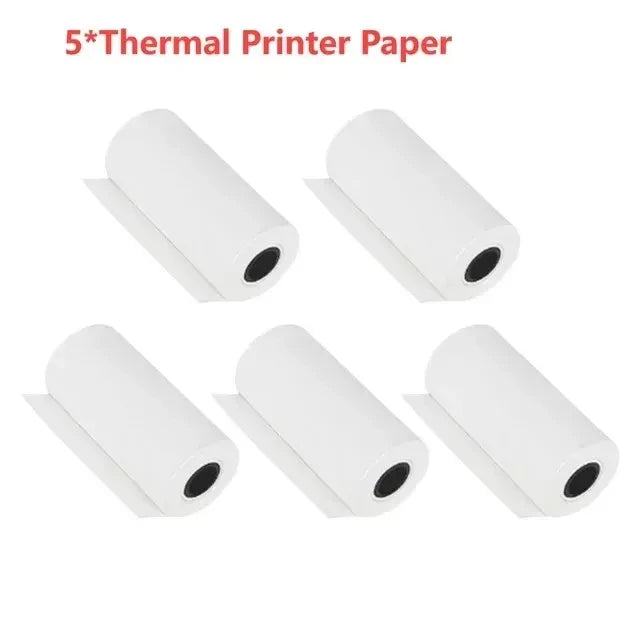 Children Digital Camera Instant Print for Kids Thermal Print Rabbit Camera Instant Photo Printing Camera Video Toys+32G Memory
