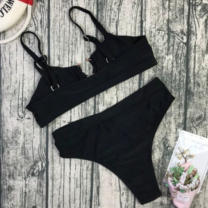 Bikini 2024 Sexy Push Up High Waist Swimwear Swimsuit Women Leopard Snakeskin Print Bikinis Set Bathing Suit Beach Bikini Female