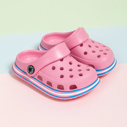 Summer Boys Girls Toddler Garden Clogs Non-Slip Breathable Sandals Children Lightweight Slip-on Beach Pool Shower Slippers