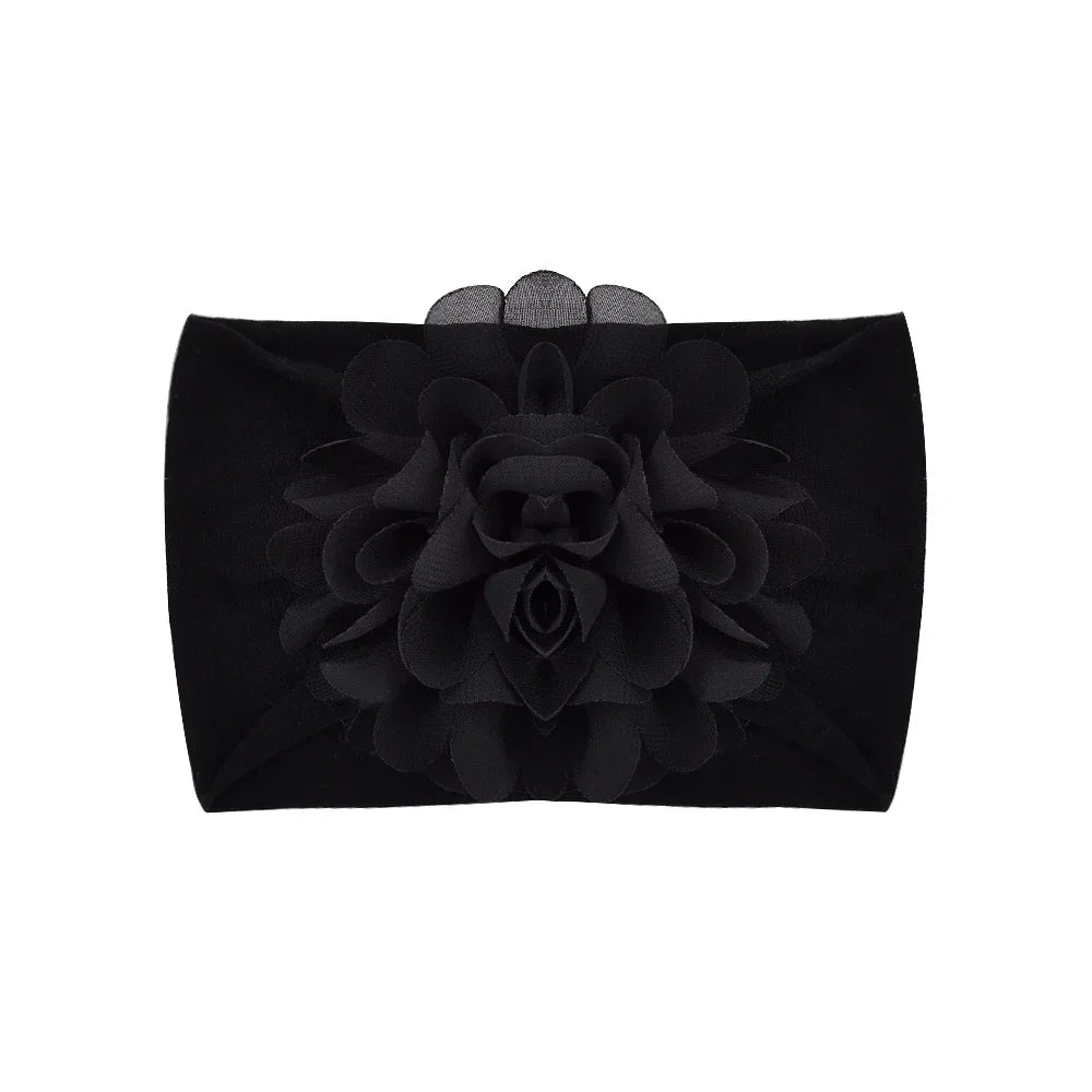 1Pc Headband Nylon Infants Toddlers Elastic Hair Band for Newborn Girl Princess Bowknot Cute Baby Hair Accessories Wholesale