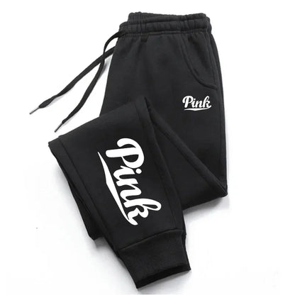 Outdoors Women's Pants High Quality Sweatpants Elastic Band Woman Trousers Jogging Drawstring Casual Sports Hot Sales Clothing