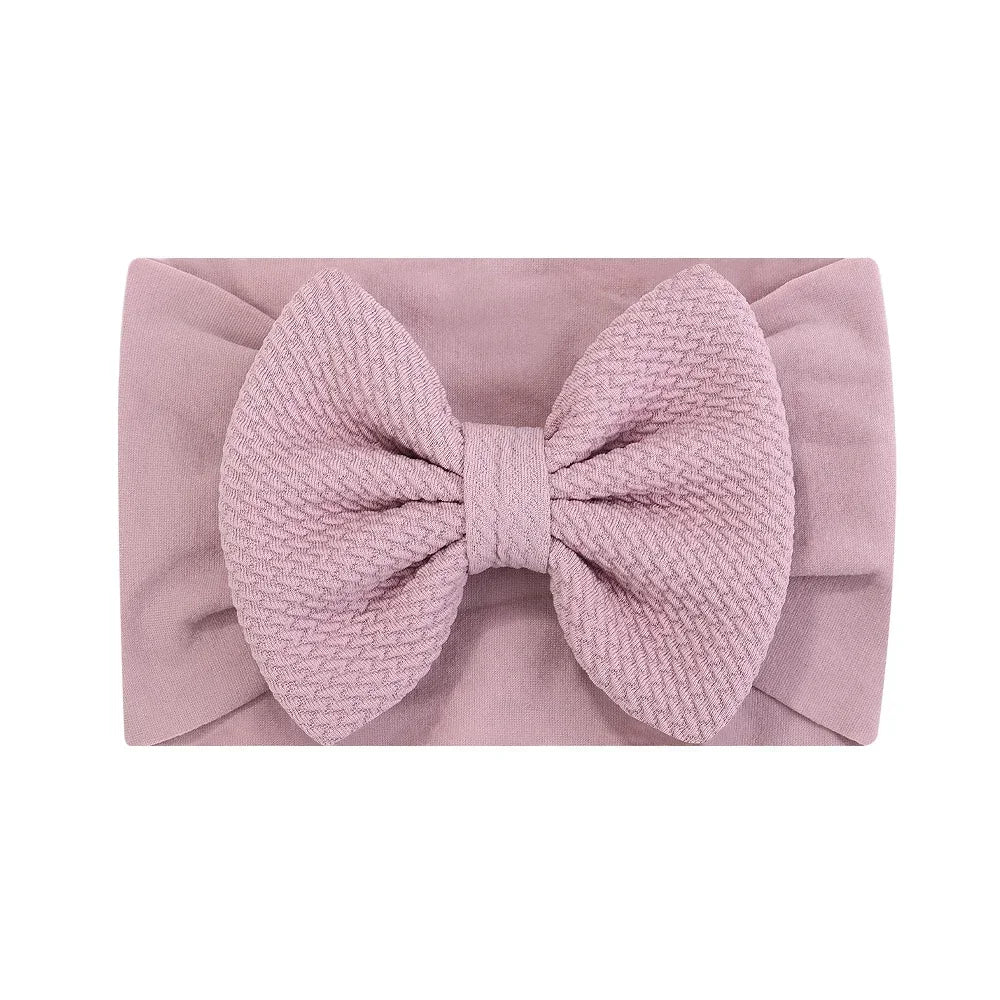 1Pc Headband Nylon Infants Toddlers Elastic Hair Band for Newborn Girl Princess Bowknot Cute Baby Hair Accessories Wholesale