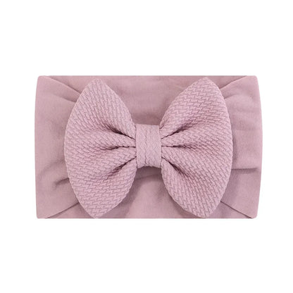 1Pc Headband Nylon Infants Toddlers Elastic Hair Band for Newborn Girl Princess Bowknot Cute Baby Hair Accessories Wholesale