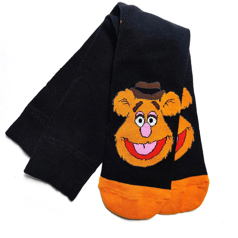 Simpsons Cartoon Anime Funny Socks Men Hip Hop Print Novelty Crazy Sokken Hip Hop Unisex Comfortable Skateboard Happy Meias