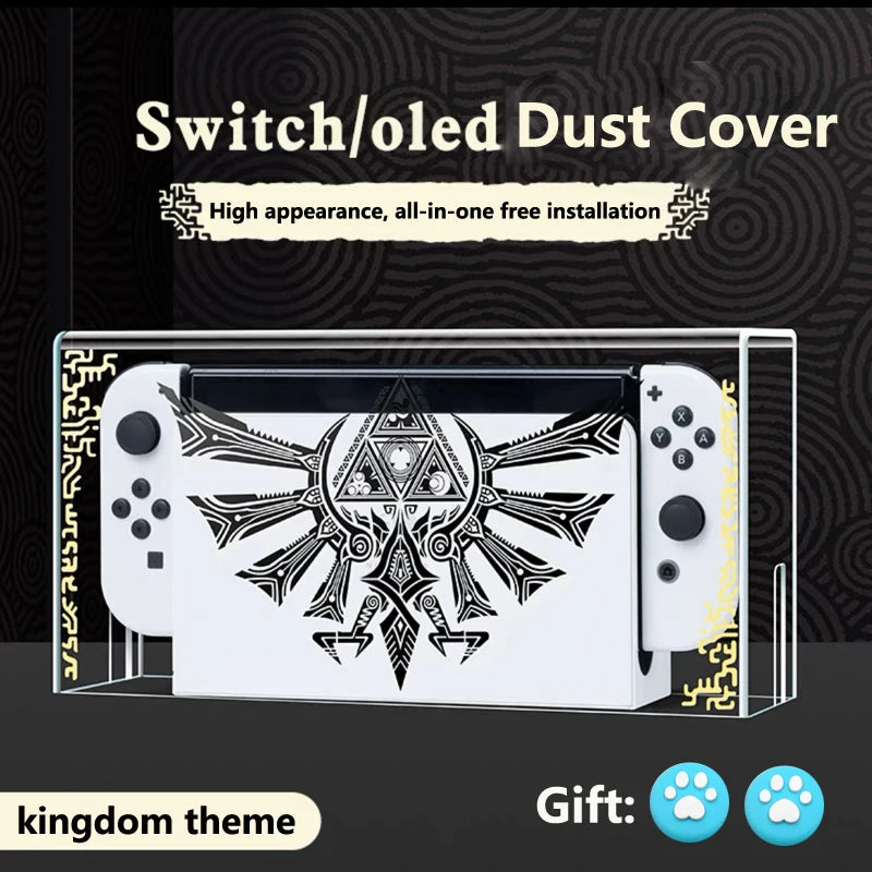 Clear Dust Cover for Nintendo Switch Oled Protection Games Accessories